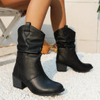 Women Ankle Boots Western Style