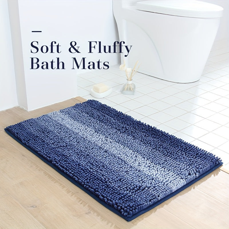 Valentina | Bath Mat | Chenille, Non-Slip, Quick-Dry | Bathroom & Entrance