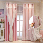 Saoirse | Embroidered Curtain Panels | Elf & Fairy Design, Light-Filtering | Set of 2 with Rings