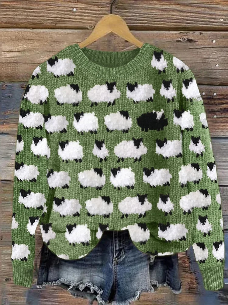 Fleur | Christmas Sweater | Women's Soft-Touch Festive Jumper | Relaxed Fit