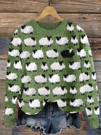 Christmas Jumper Women Soft Touch Knit Festive Winter Sweater
