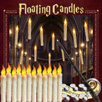 Jolie | Flameless LED Floating Candles | 12 Pack, Remote Control | Christmas Decor