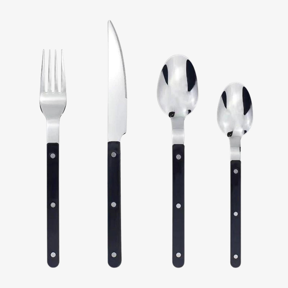 Ondine | Cutlery Set 24-Piece | Stainless Steel, Engraved Design | Serves 6