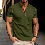 Maren | Men's Polo Shirt | Cotton Blend, Regular Fit | Multi-Color