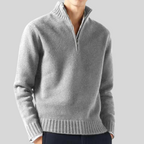 Calla | Men's Half-Zip Pullover Sweater | Wool Blend, Warm