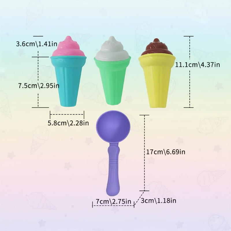 Talia | Sand Play Set | Beach Ice Cream Toy | Creative Outdoor Kids Toy