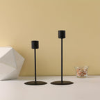 Lux | Metal Candle Holders Set of 2 | Table Decoration | Wedding, Dinner, Holidays