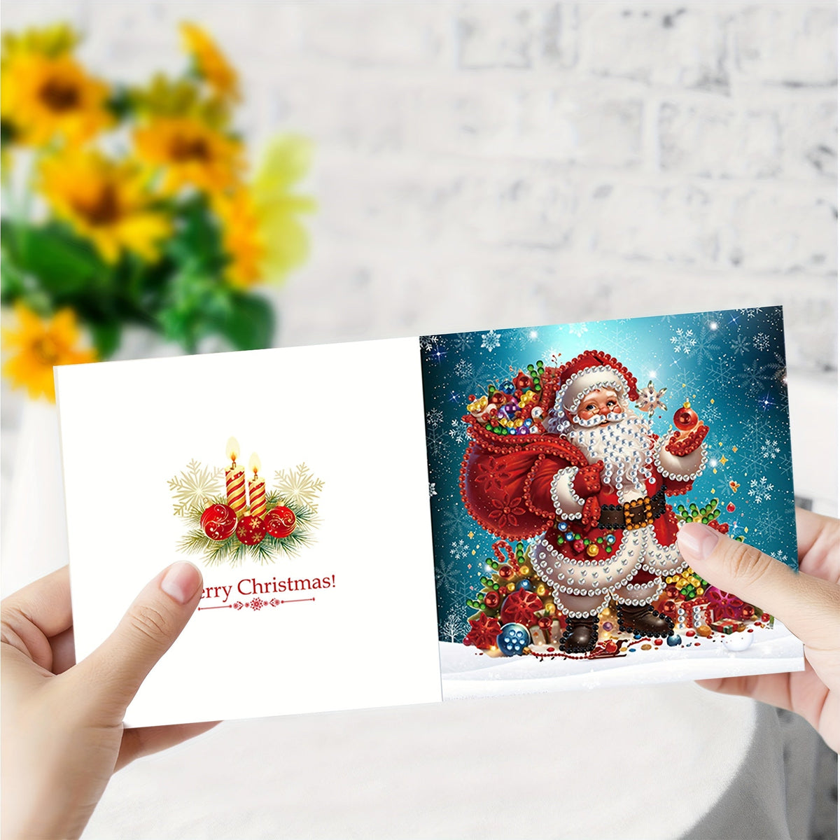 Sorrel | Diamond Painting Christmas Cards | Santa Claus, 12pcs Kit