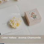 Leah | Scented Candle | Carnation Fragrance, Decorative Gift | Paraffin