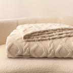 Tamsin | Taffeta Blanket | All-Season, Lightweight | Beige, Soft Polyester
