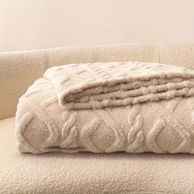 Tamsin | Taffeta Blanket | All-Season, Lightweight | Beige, Soft Polyester