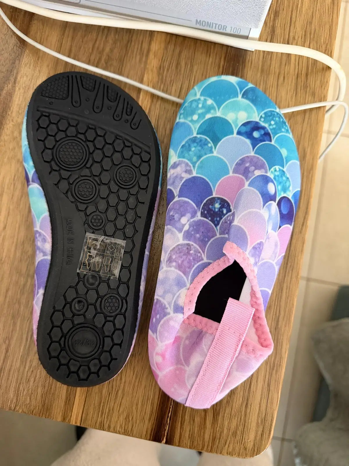 Kids Water Shoes Girls Anti Slip Quick Dry Lightweight Printed