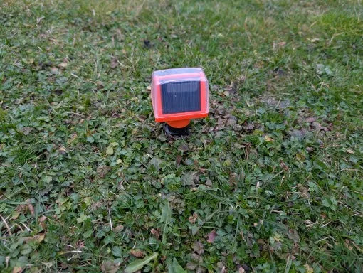 Solar Animal Repeller Sound Wave Underground Mole Snake Waterproof