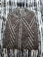 Men Christmas Jumper Knit Turtleneck Cardigan Coat Winter Fleece
