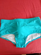 Men Swim Shorts Boxer Briefs Solid Pattern Swimwear