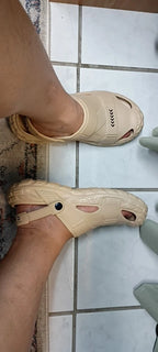 Men Orthopedic Sandals Ankle Strap Thick Soft Sole Cork Footbed