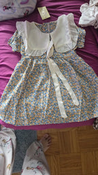 Girls Party Dress Floral Princess Bow A Line Toddler Summer Kids