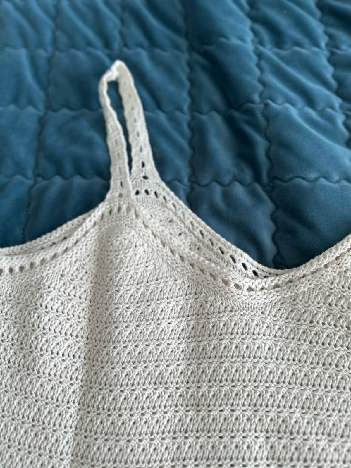 Beach Cover Up Dress Women Crochet Knit Halter Ruffle Mini Beige