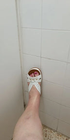 Women Wedge Sandals Platform Flower Hollow Open Toe Non Slip Sole