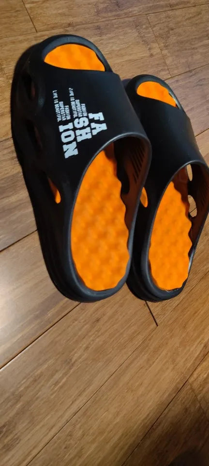 Men Orthopedic Sandals | Thick Sole Non-Slip Summer Massage Slippers