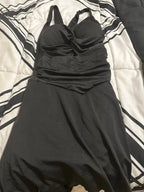 Women One Piece Swimsuit Tummy Control Slimming Modest Dress Style