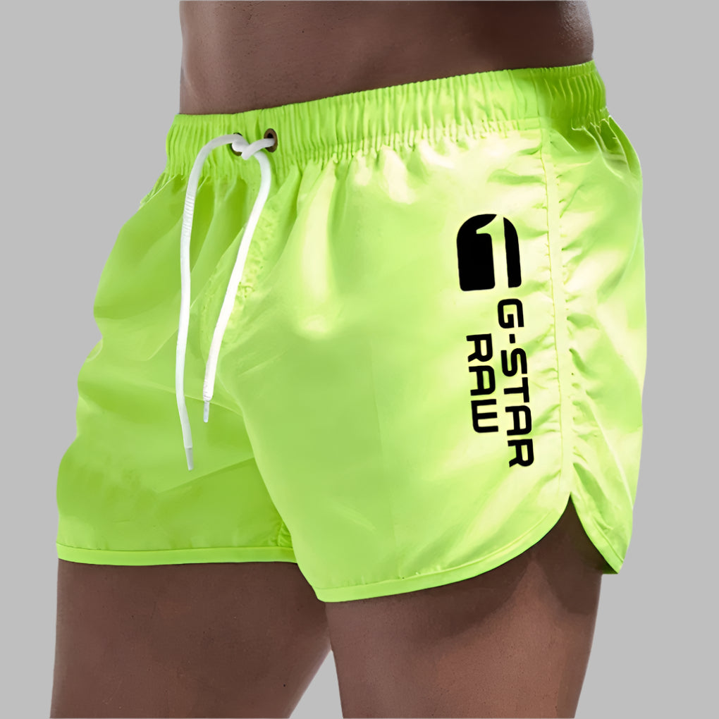 Mens Swim Shorts Quick Dry Lightweight Breathable Swimwear Bottoms