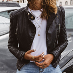 Women Jacket Black Minimalist