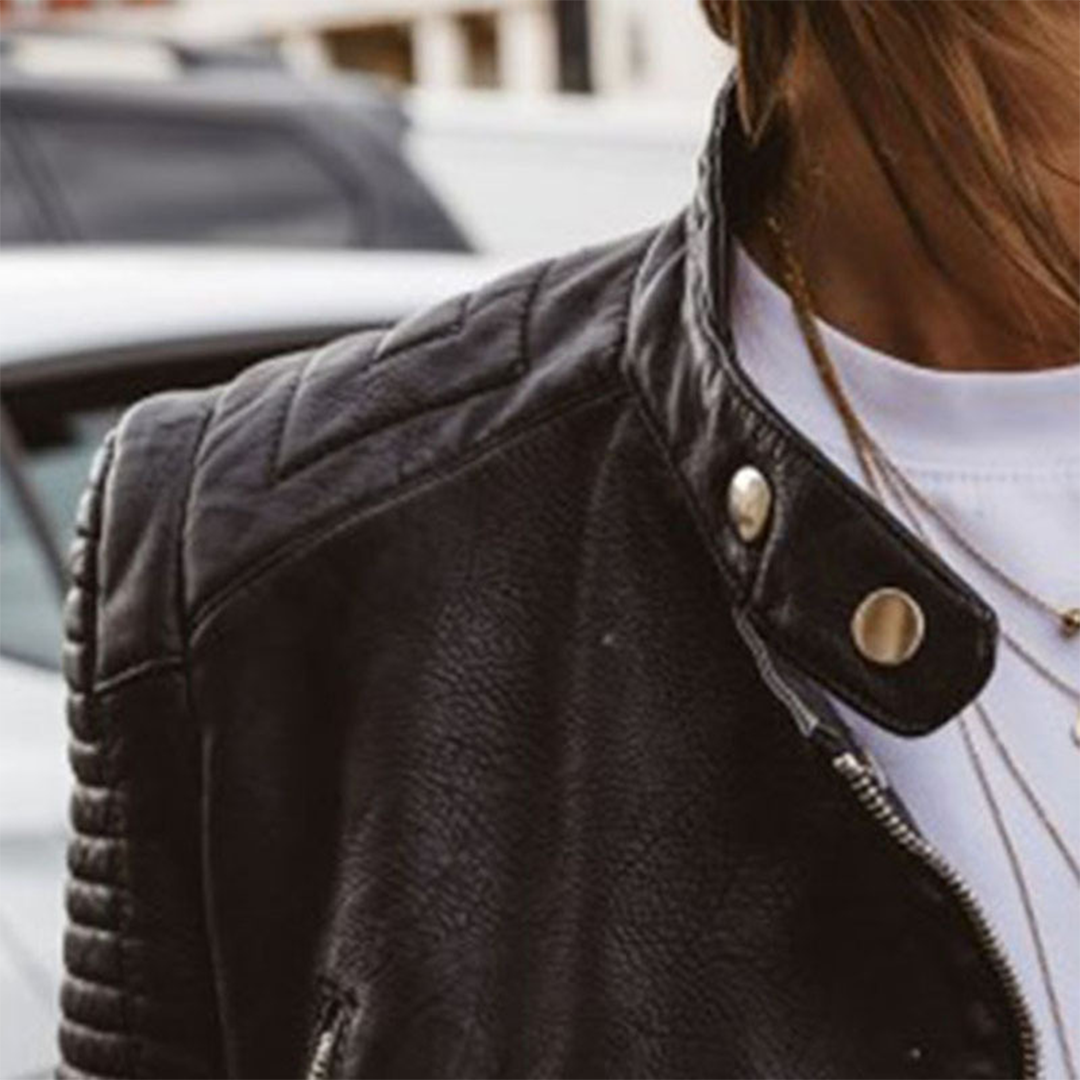 Women Jacket Black Minimalist