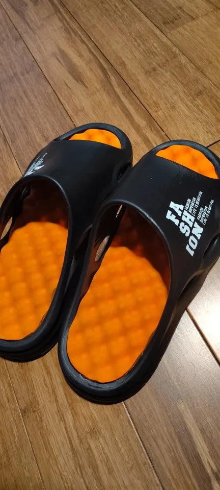 Men Orthopedic Sandals | Thick Sole Non-Slip Summer Massage Slippers