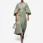 Summer Dress | Women Patchwork Kimono Sleeve Dress