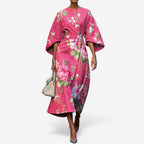 Summer Dress | Women Patchwork Kimono Sleeve Dress