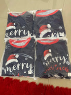 Christmas Pajamas Family Matching 2 Piece Set Xmas Letter Print