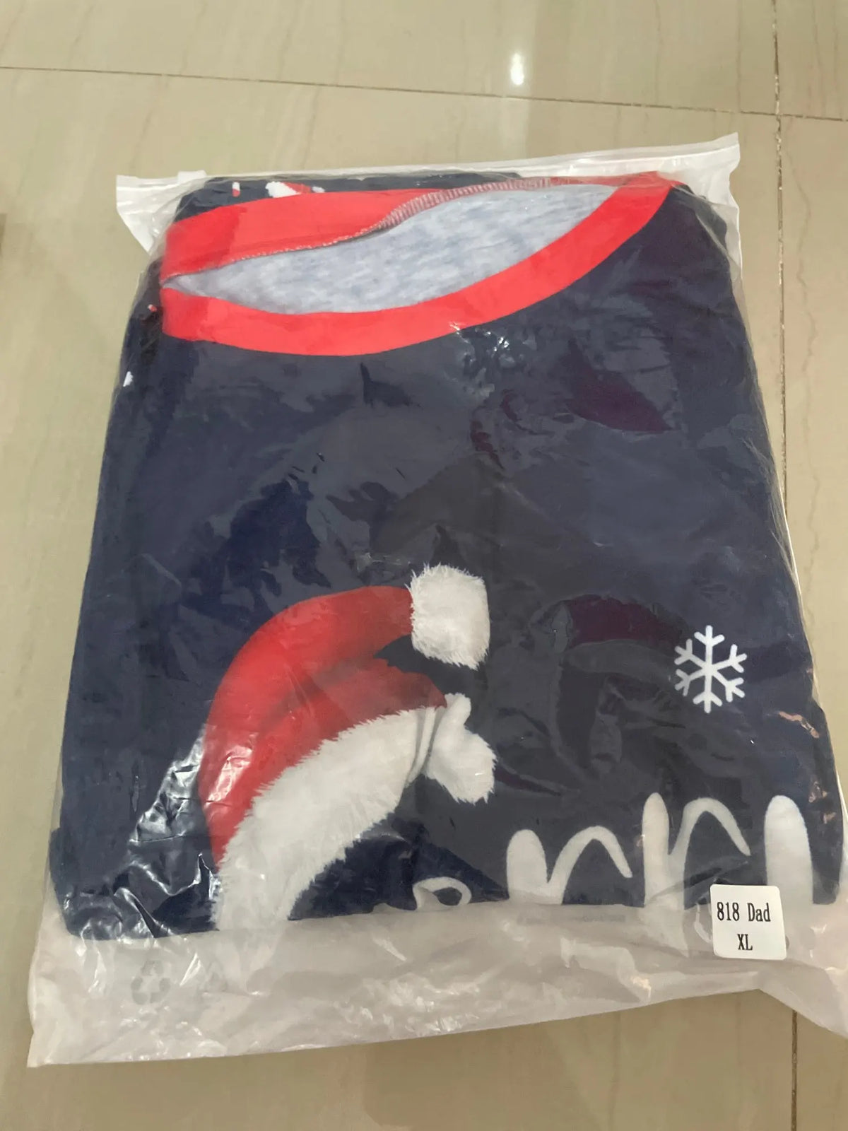 Christmas Pajamas Family Matching 2 Piece Set Xmas Letter Print