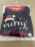 Christmas Pajamas Family Matching 2 Piece Set Xmas Letter Print
