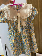 Girls Party Dress Floral Princess Bow A Line Toddler Summer Kids