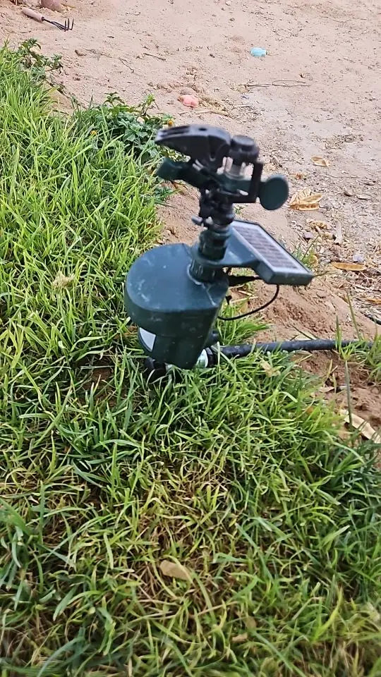 Solar Animal Repeller Motion Sensor Sprinkler Pest Deterrent Jet Spray