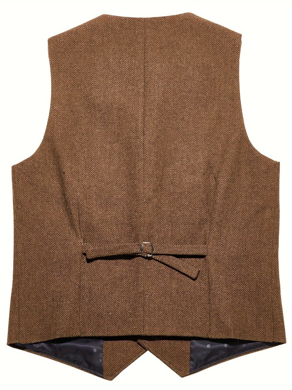 Hazel | Men's Waistcoat | Herringbone, Tailored Fit | Wool Blend