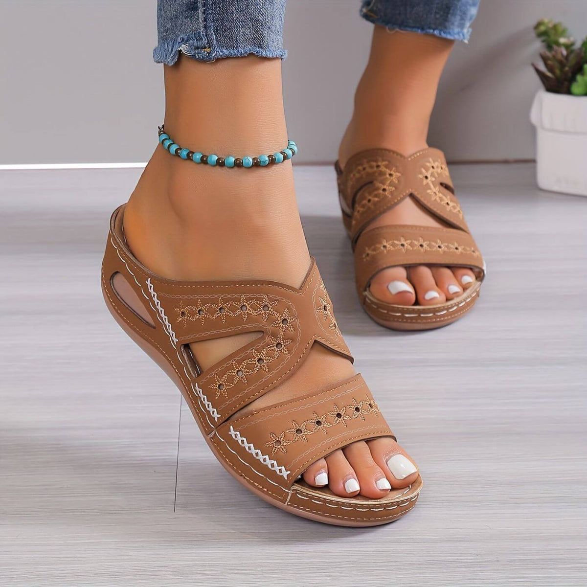 Tamsin | Women's Orthopedic Sandals | Slip-Resistant, Cushioned | Buckle