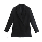 Oversized Blazer Women Long Coat Minimalist