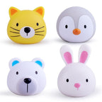 Faye | Bath Toys | Light-Up Sea Animals for Kids | Set of 4 with Net