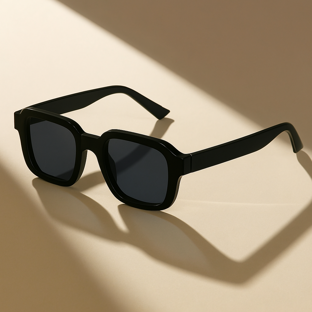Halle | Acetate Bold Frame Retro Sunglasses
