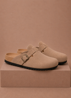 Mens Suede Slip-On Clogs | Comfortable Everyday Shoes