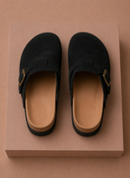 Mens Suede Slip-On Clogs | Comfortable Everyday Shoes