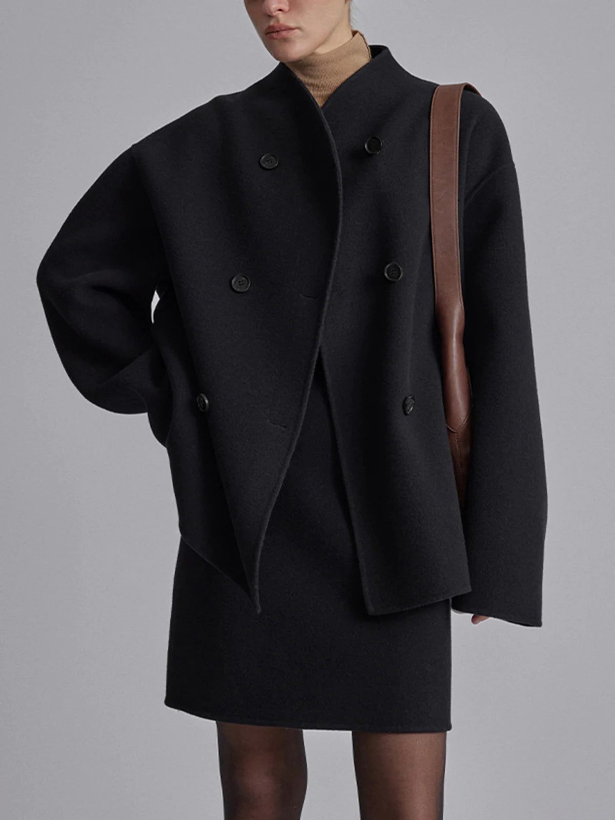 Romilly | Women's Button Coat | Relaxed Fit, Plush Fabric