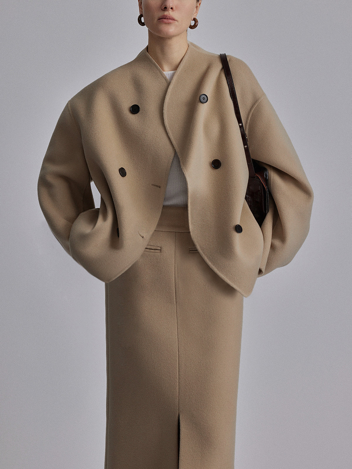 Romilly | Women's Button Coat | Relaxed Fit, Plush Fabric