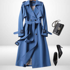 Women Trench Coat Insulated Mid Length