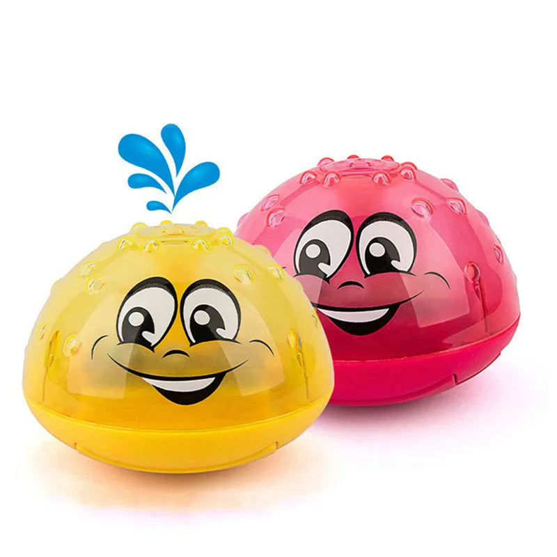 Calla | Bath Toy LED Water Spray Ball | Light-Up, Color Changing | Toddler Bath