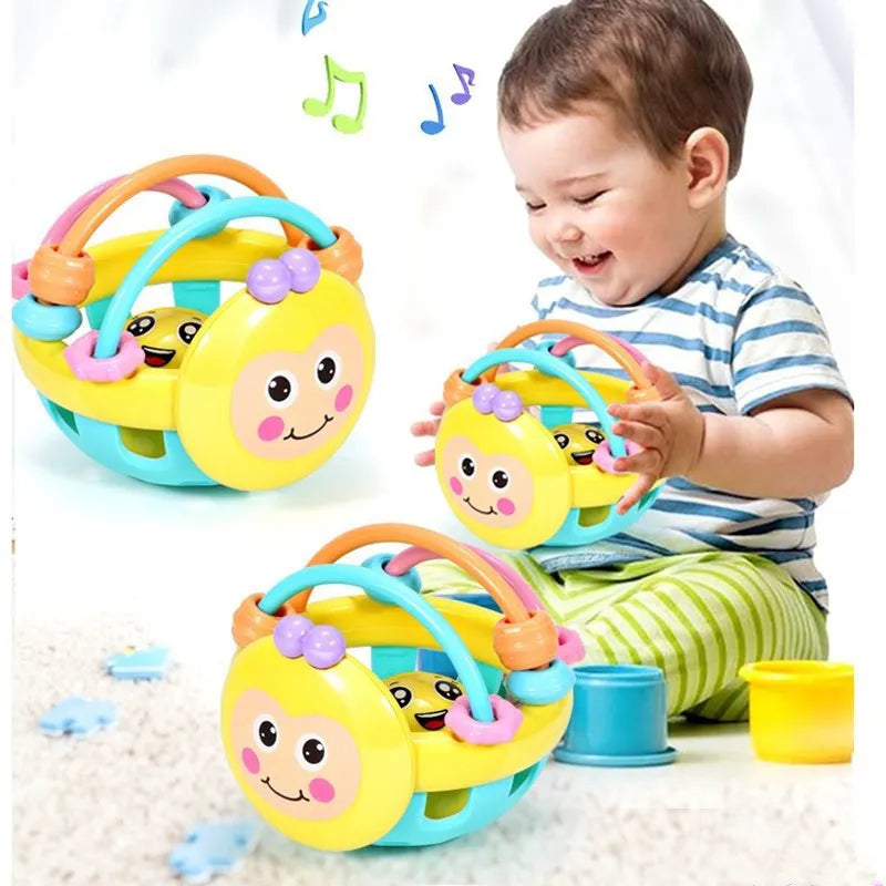 Rosalind | Teething Sensory Ball | Baby Teether, Rattle | Safe, Colorful