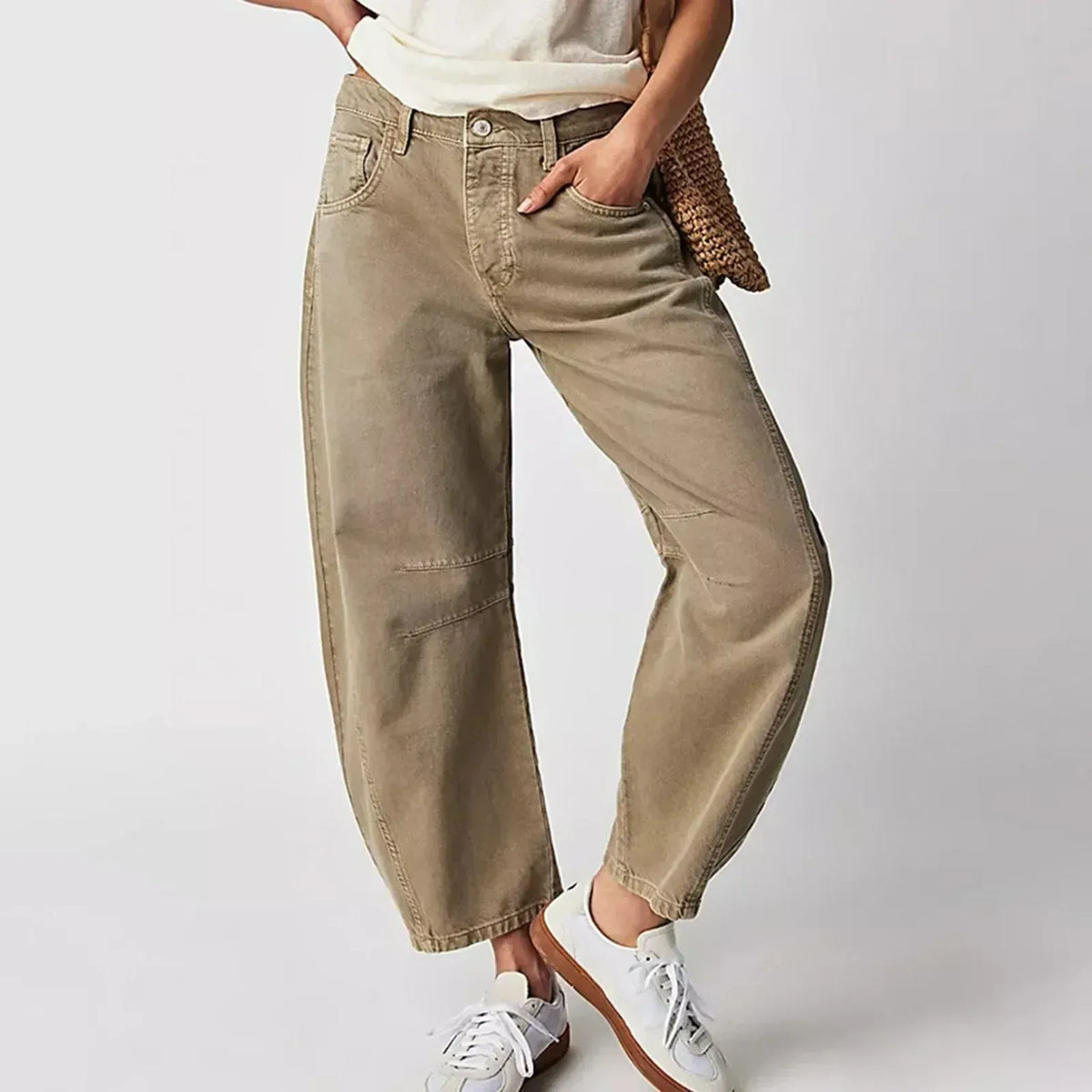 Ondine | Women's Baggy Jeans | High Waist, Relaxed Fit | Casual Denim