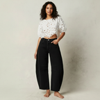 Ondine | Women's Baggy Jeans | High Waist, Relaxed Fit | Casual Denim